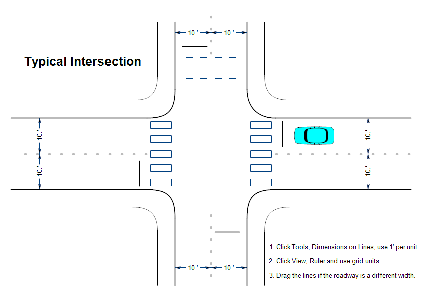A Typical Traffic Intersection